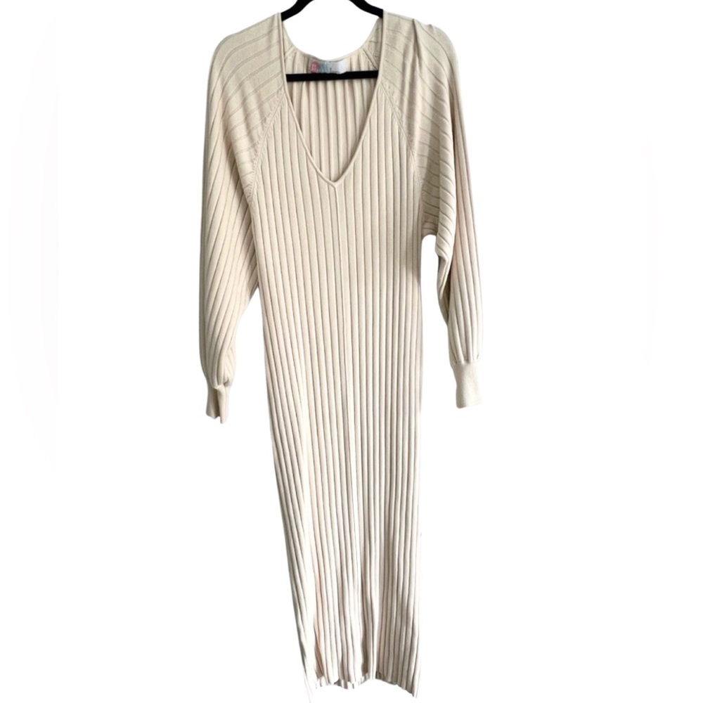Free People Balloon Sleeve Sweater Dress